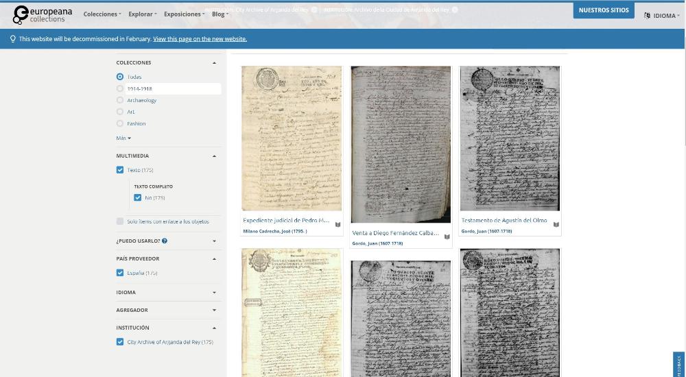 Imagen 25.000 documentos disponibles en Europeana